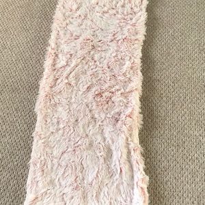 Fuzzy pink body pillow cover